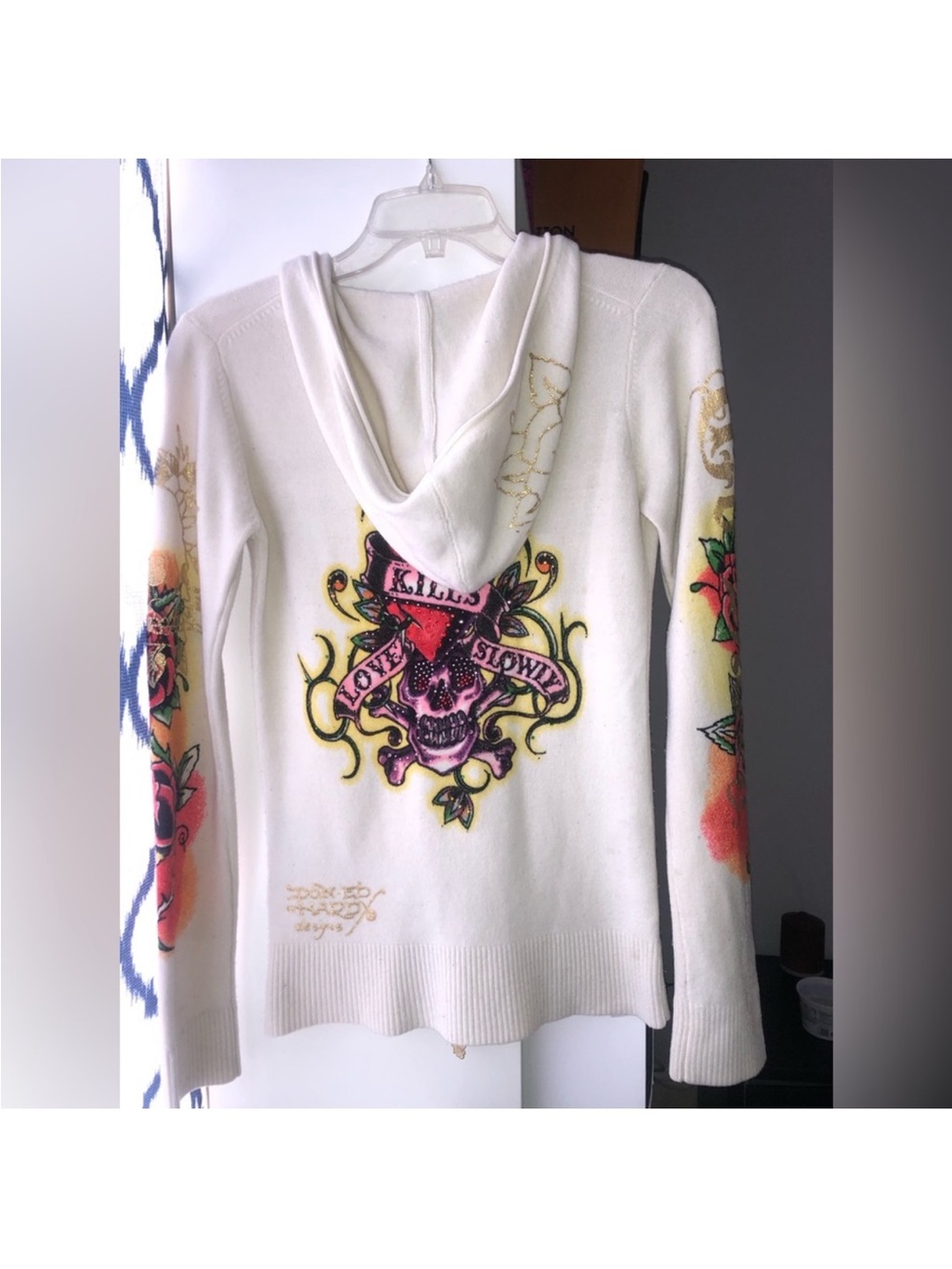 Ed Hardy zip y2k